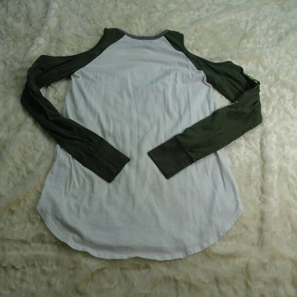 Hollister Shoulderless L/S Shirt Small - Picture 2 of 6